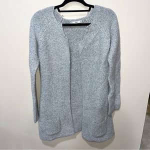 Sioni gray thick cardigan sweater
